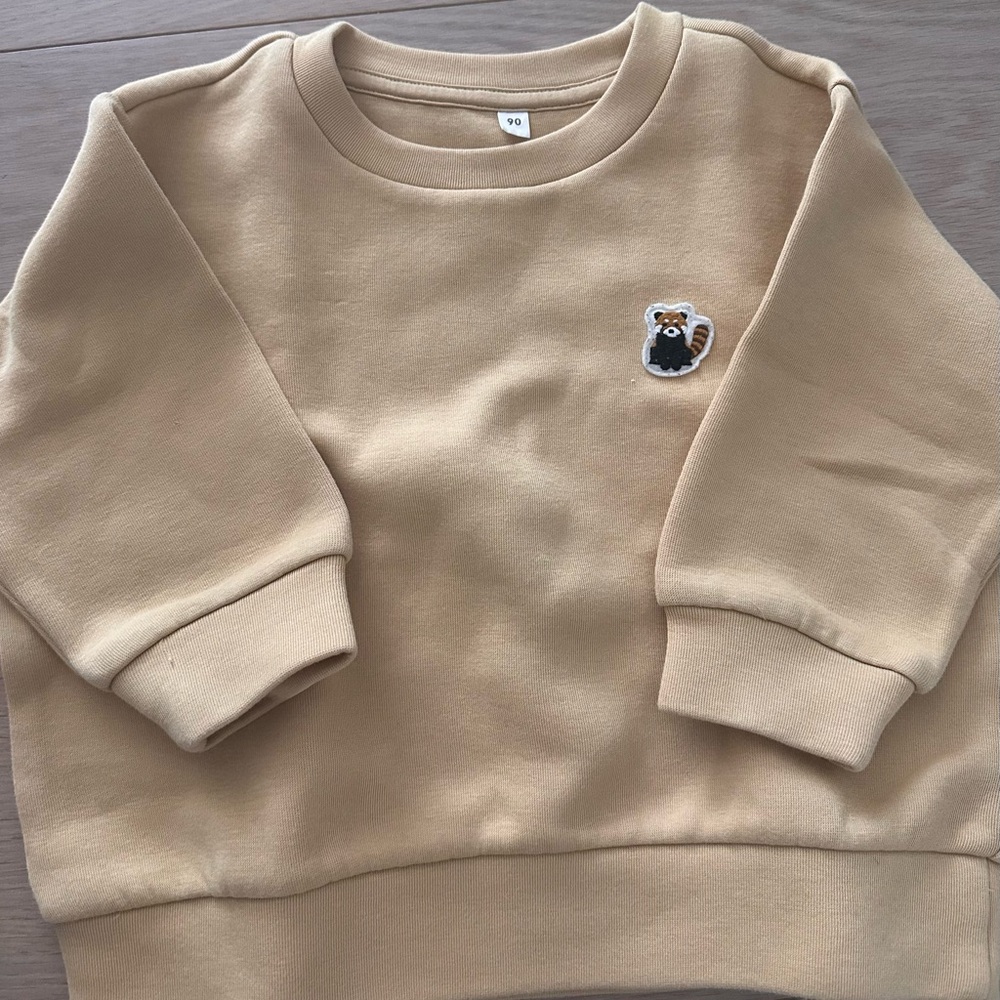 Muji animal embroidery sweatshirt for toddler